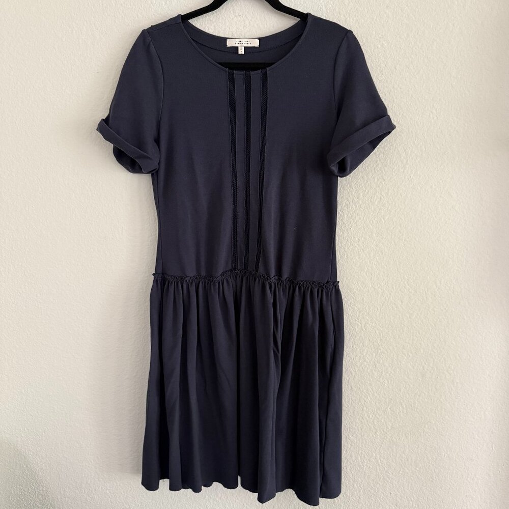 Dorothee Shumacher navy drop waist dress